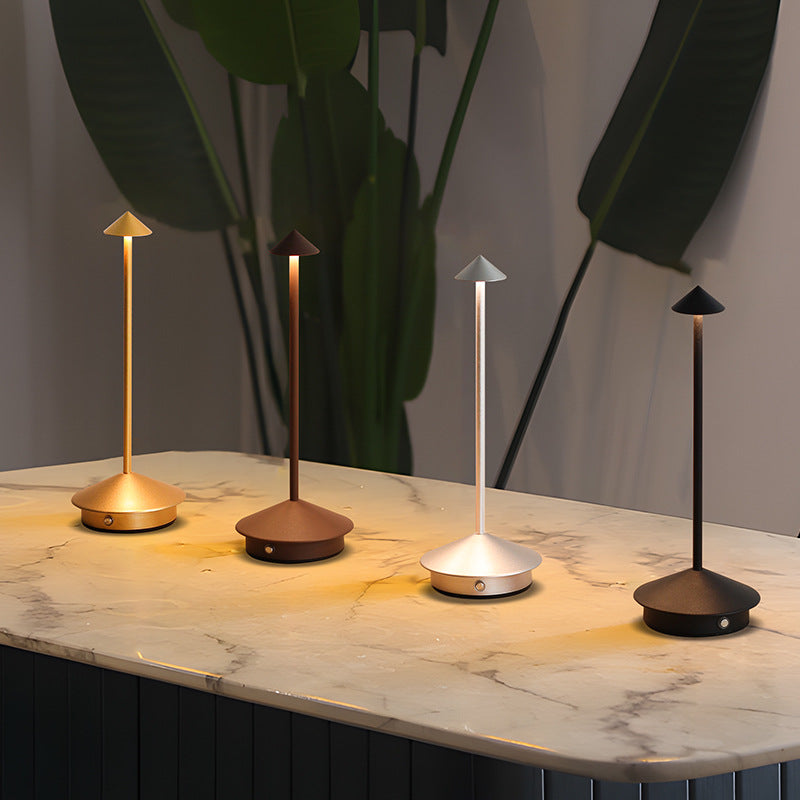 Lámpara de Mesa | Inalámbrica | Regulador Táctil y Carga USB
