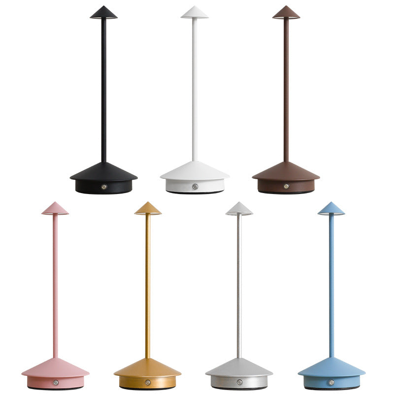 Lámpara de Mesa | Inalámbrica | Regulador Táctil y Carga USB