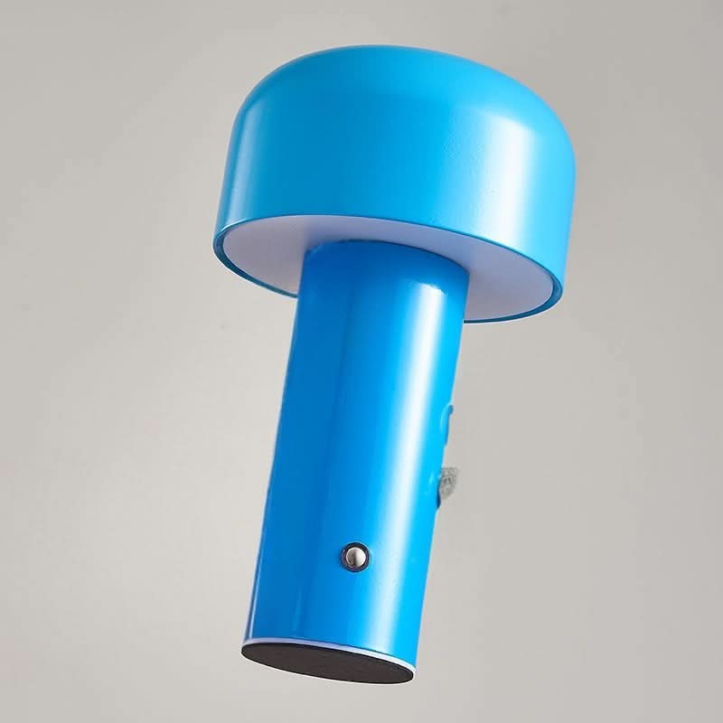 Lámpara de mesa LED inalámbrica regulable en forma de hongo de estilo italiano