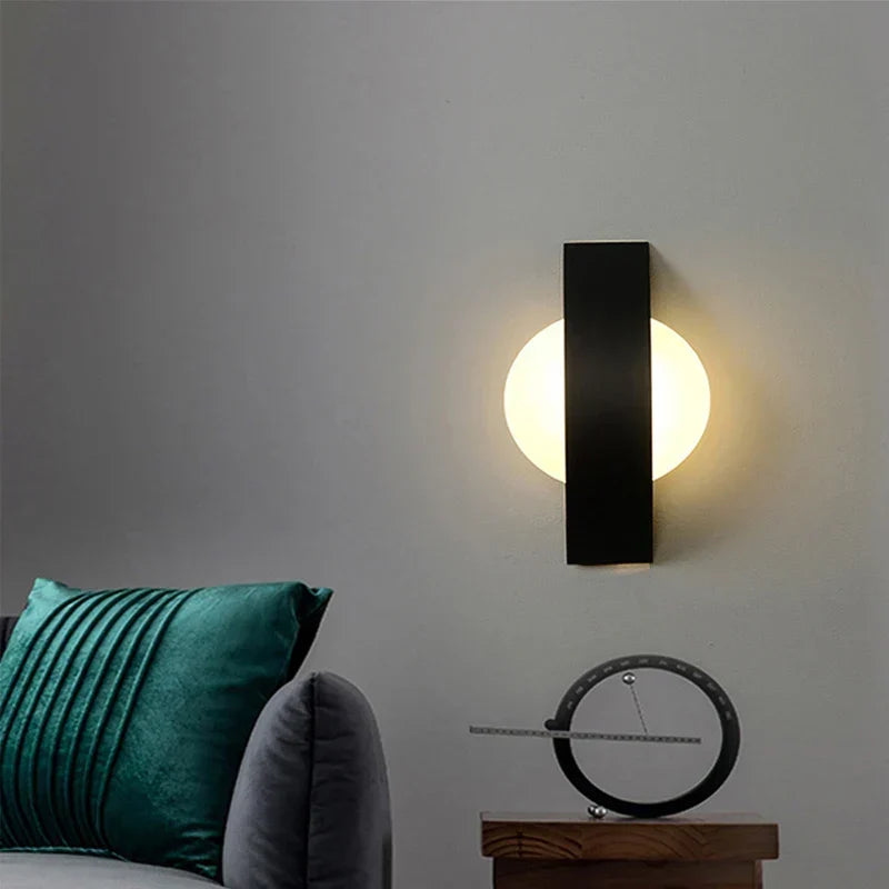 Lámpara de pared acrílica | Diseño minimalista para iluminación ambiental