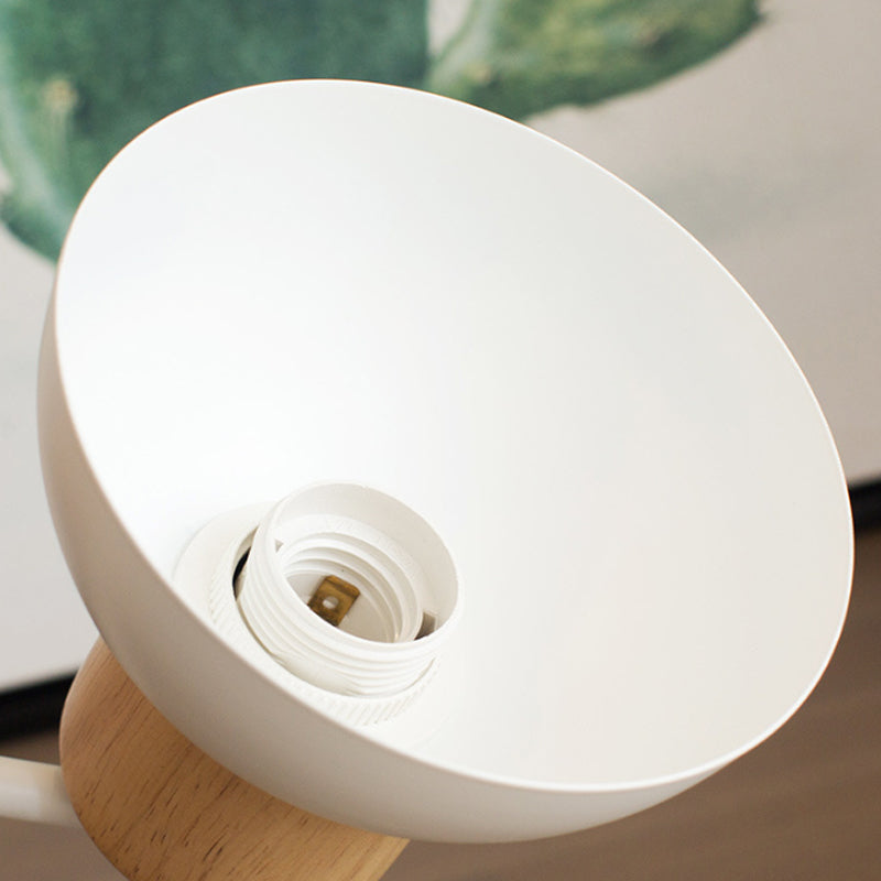 Lámpara de pared de madera con pájaro de estilo nórdico | Aplique LED para cabecero de cama