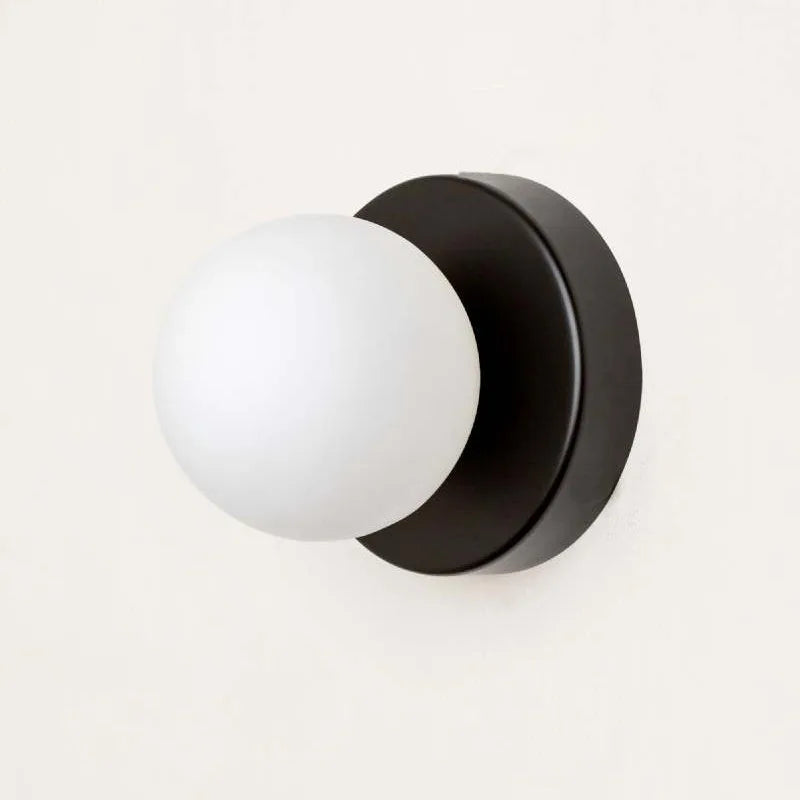 Lámpara de Pared LED Macaron | Aplique Moderno de Cristal de Color