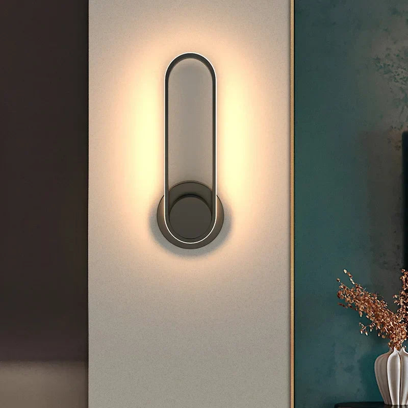 Lámpara de Pared LED Moderna | Aplique Giratorio de Aluminio a 330°