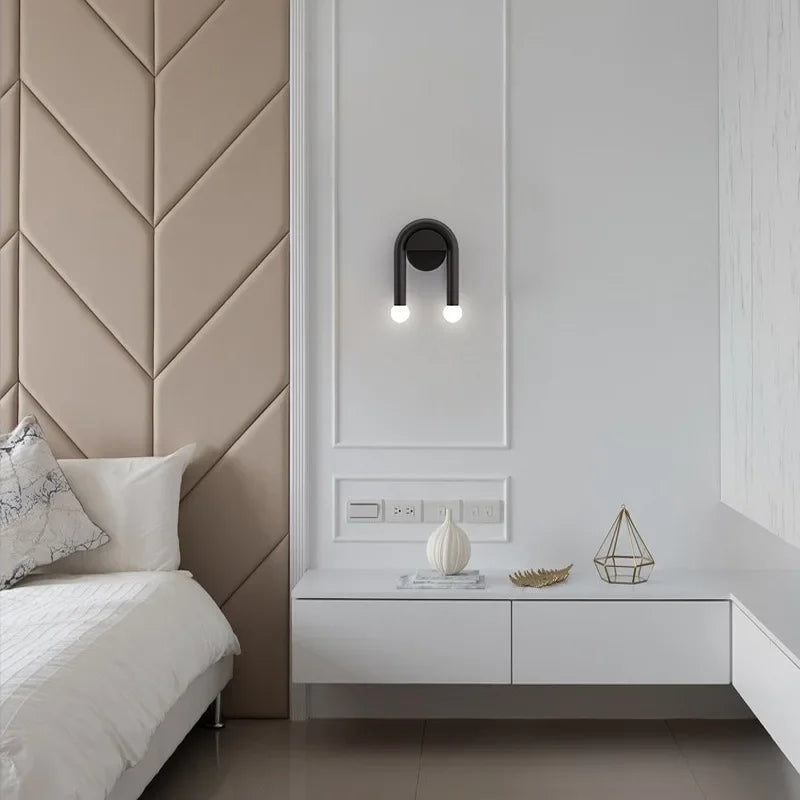 Lámpara de Pared Moderna con LED y Diseño Escandinavo Minimalista