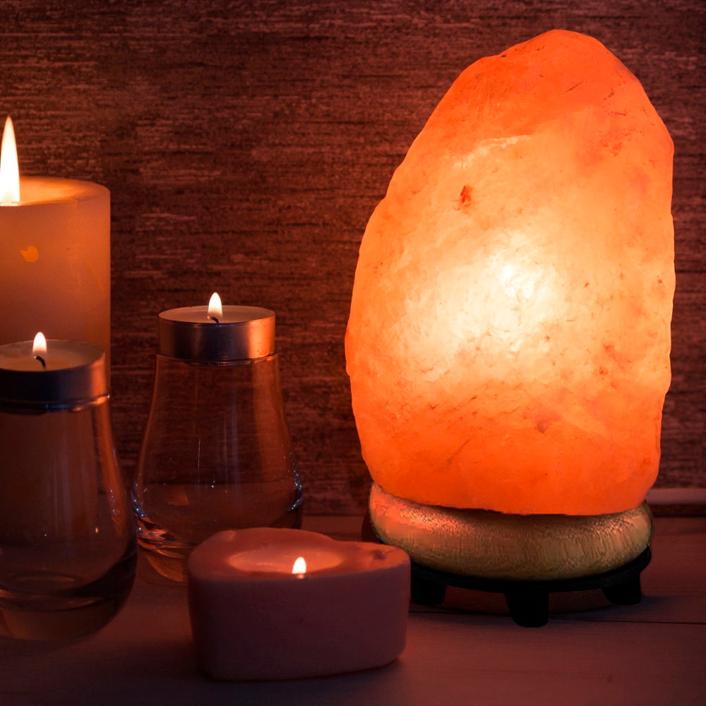 Lámpara de sal del Himalaya – Luz y ambiente natural y relajante (2 tamaños)