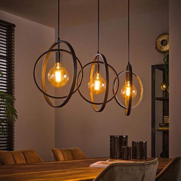 Lámpara de techo colgante regulable Star – Iluminación LED industrial para decoración moderna