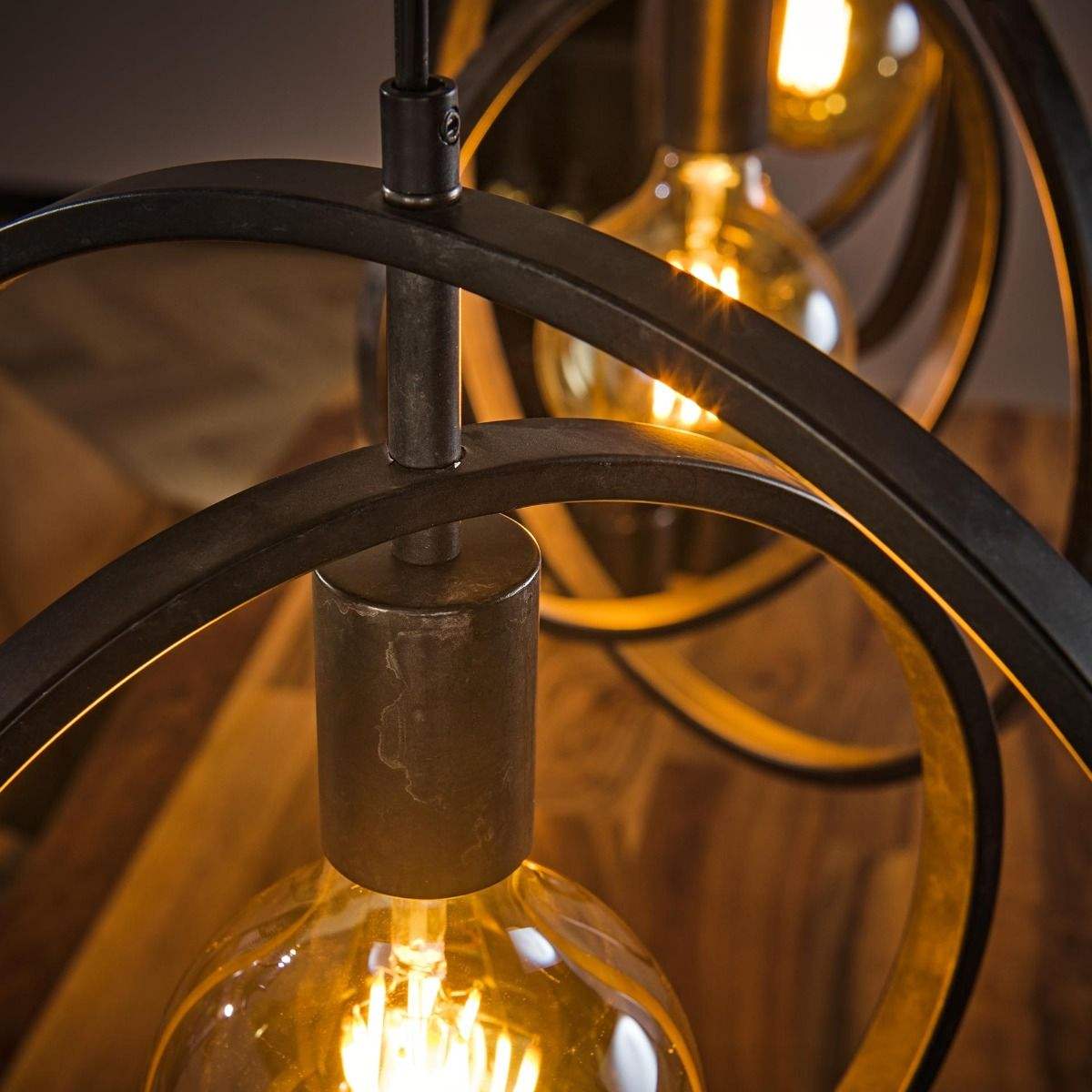 Lámpara de techo colgante regulable Star – Iluminación LED industrial para decoración moderna