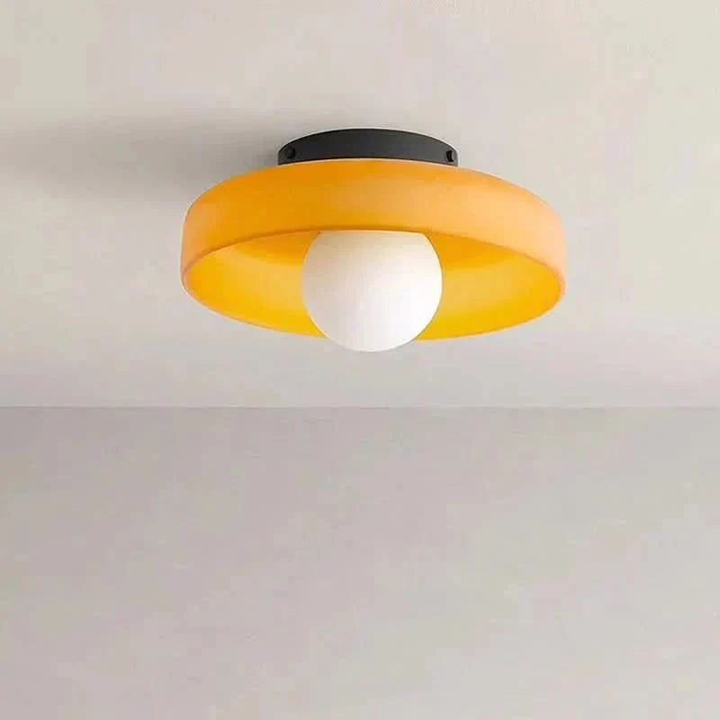 Lámpara de Techo de Cristal de Diseño Escandinavo – Iluminación Ambiental para Cualquier Espacio