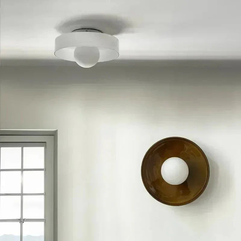 Lámpara de Techo de Cristal de Diseño Escandinavo – Iluminación Ambiental para Cualquier Espacio