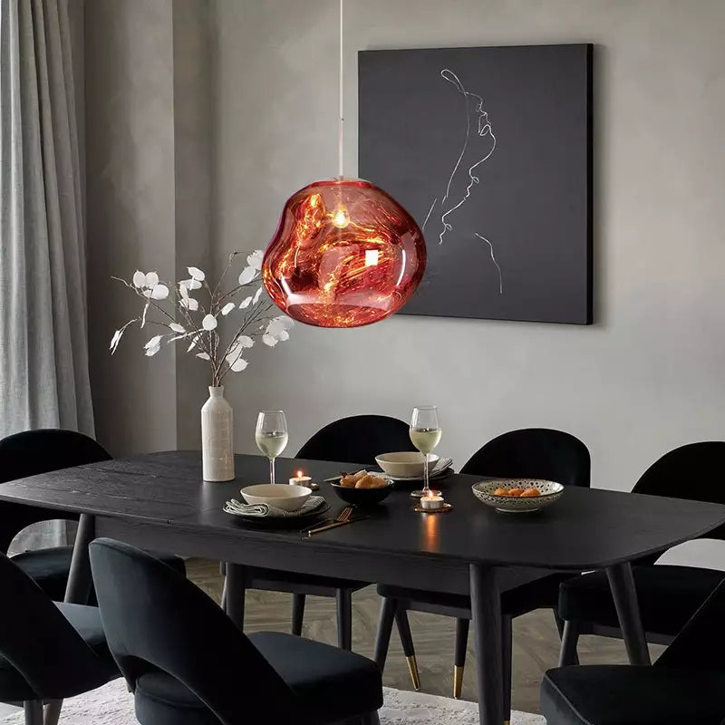 Lámpara de techo de diseño Melt: objeto luminoso elegante y de ambiente