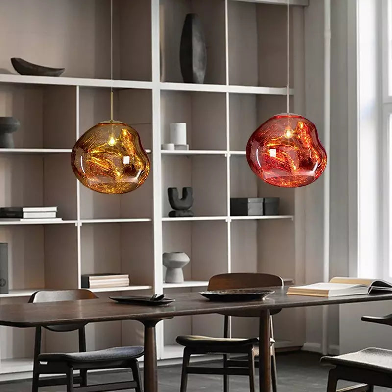 Lámpara de techo de diseño Melt: objeto luminoso elegante y de ambiente