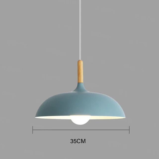 Lámpara de techo LED Loft de madera de roble – Diseño escandinavo