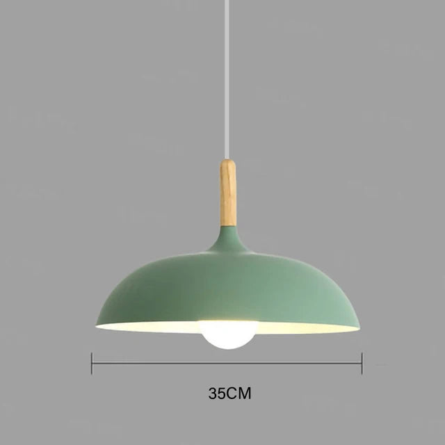 Lámpara de techo LED Loft de madera de roble – Diseño escandinavo
