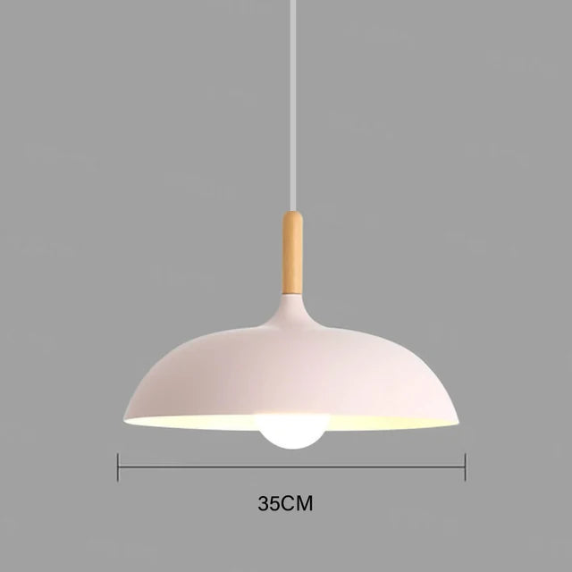 Lámpara de techo LED Loft de madera de roble – Diseño escandinavo