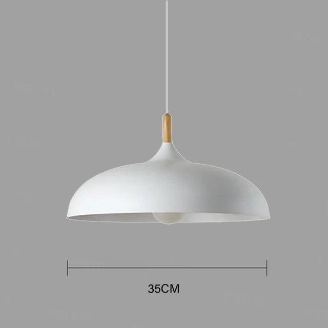 Lámpara de techo LED Loft de madera de roble – Diseño escandinavo