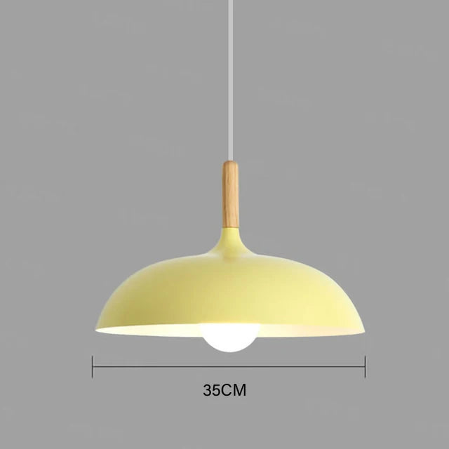Lámpara de techo LED Loft de madera de roble – Diseño escandinavo