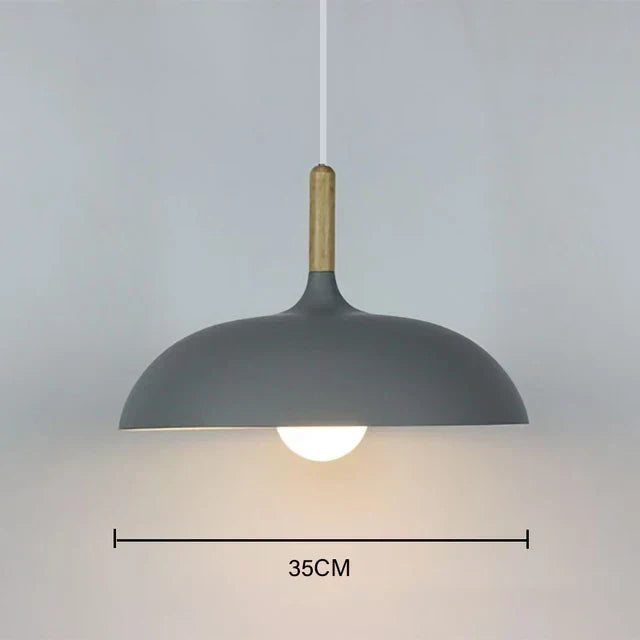 Lámpara de techo LED Loft de madera de roble – Diseño escandinavo