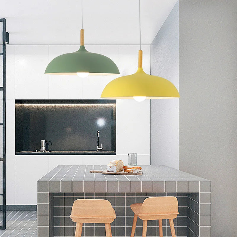 Lámpara de techo LED Loft de madera de roble – Diseño escandinavo