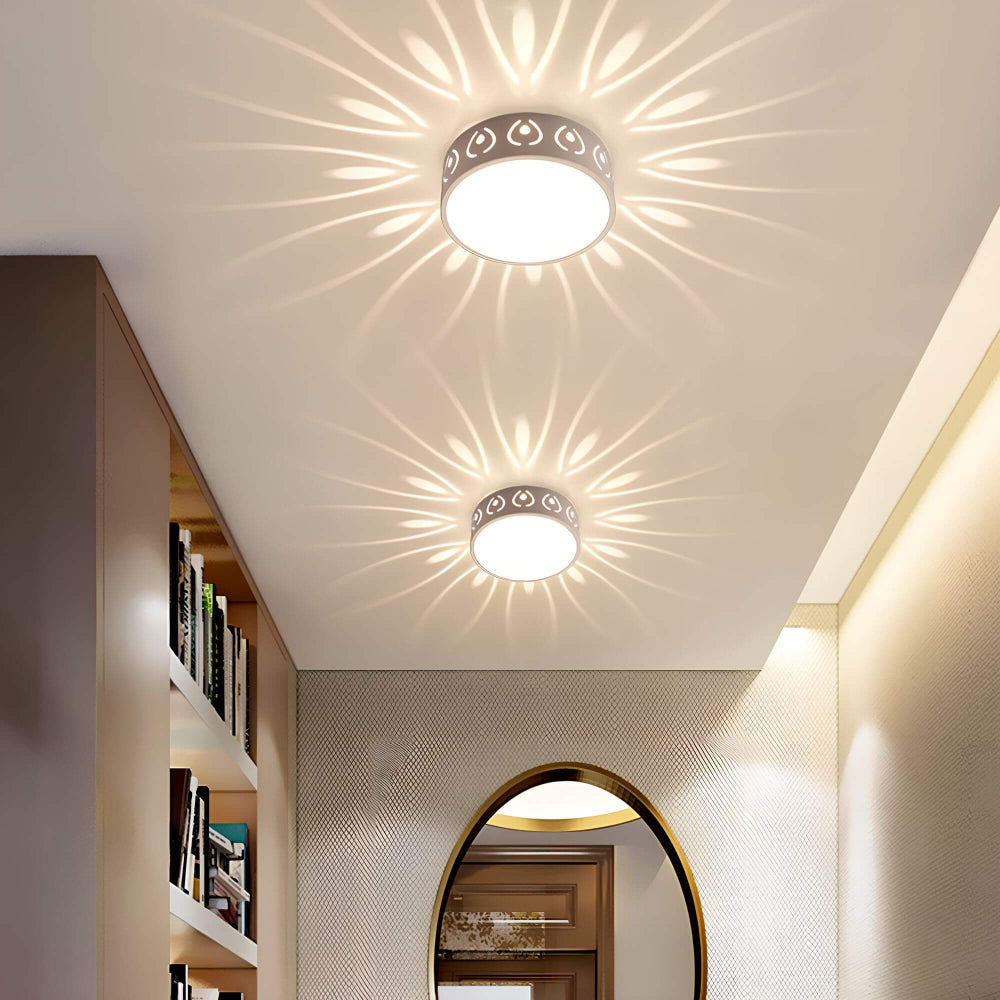 Lámpara de techo LED minimalista con luz cálida suave