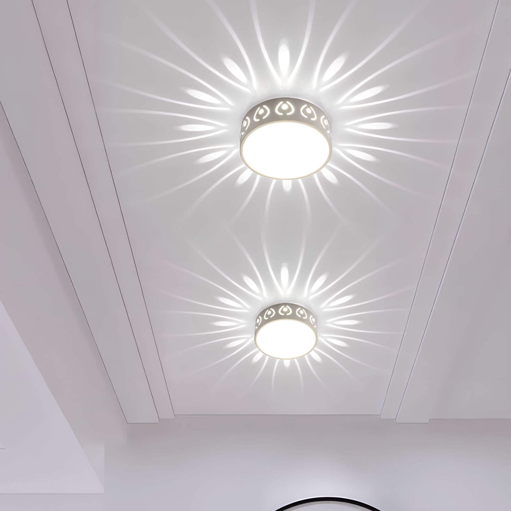 Lámpara de techo LED minimalista con luz cálida suave
