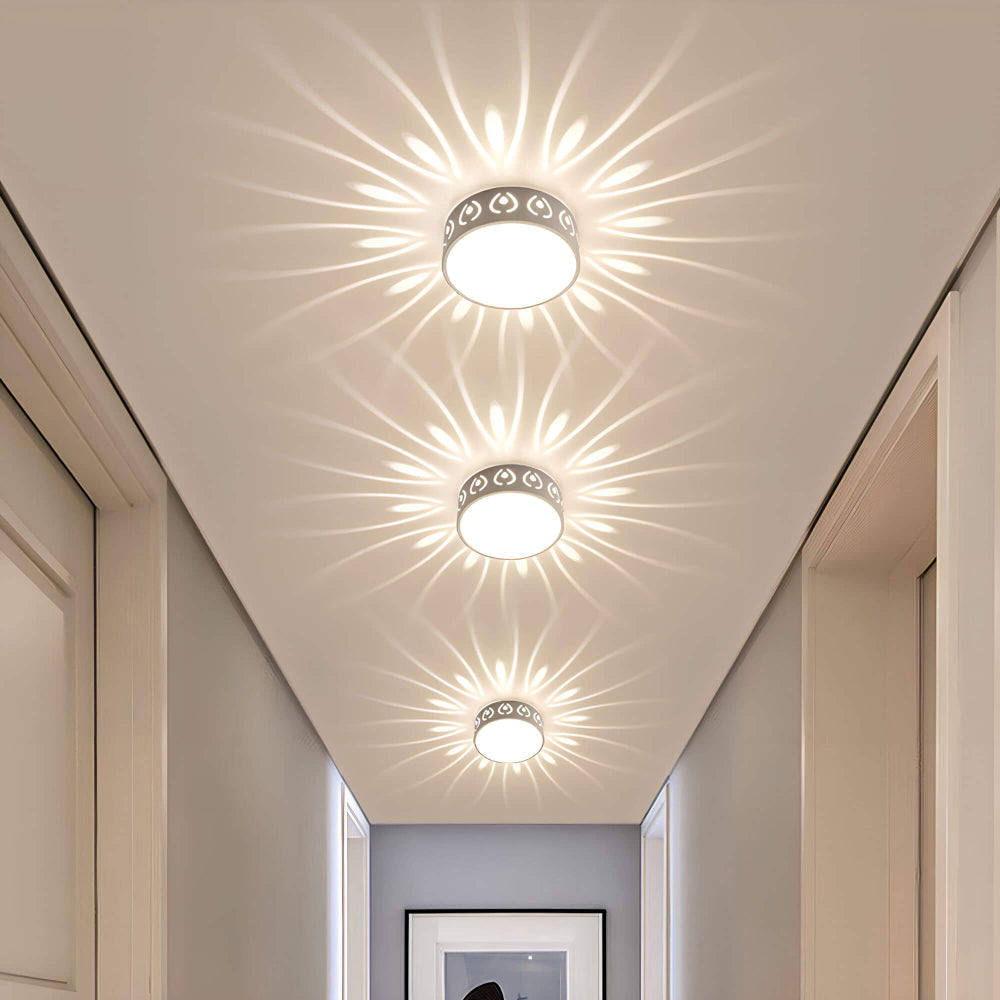 Lámpara de techo LED minimalista con luz cálida suave