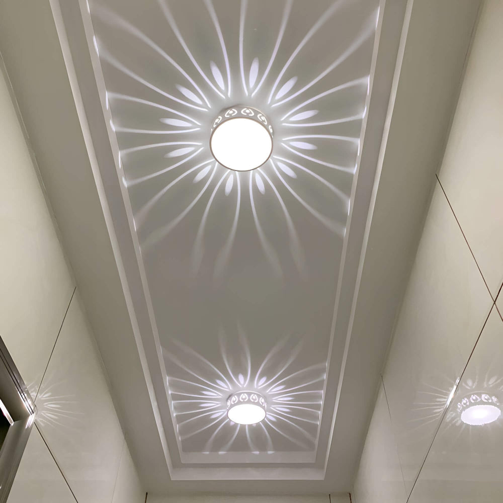 Lámpara de techo LED minimalista con luz cálida suave
