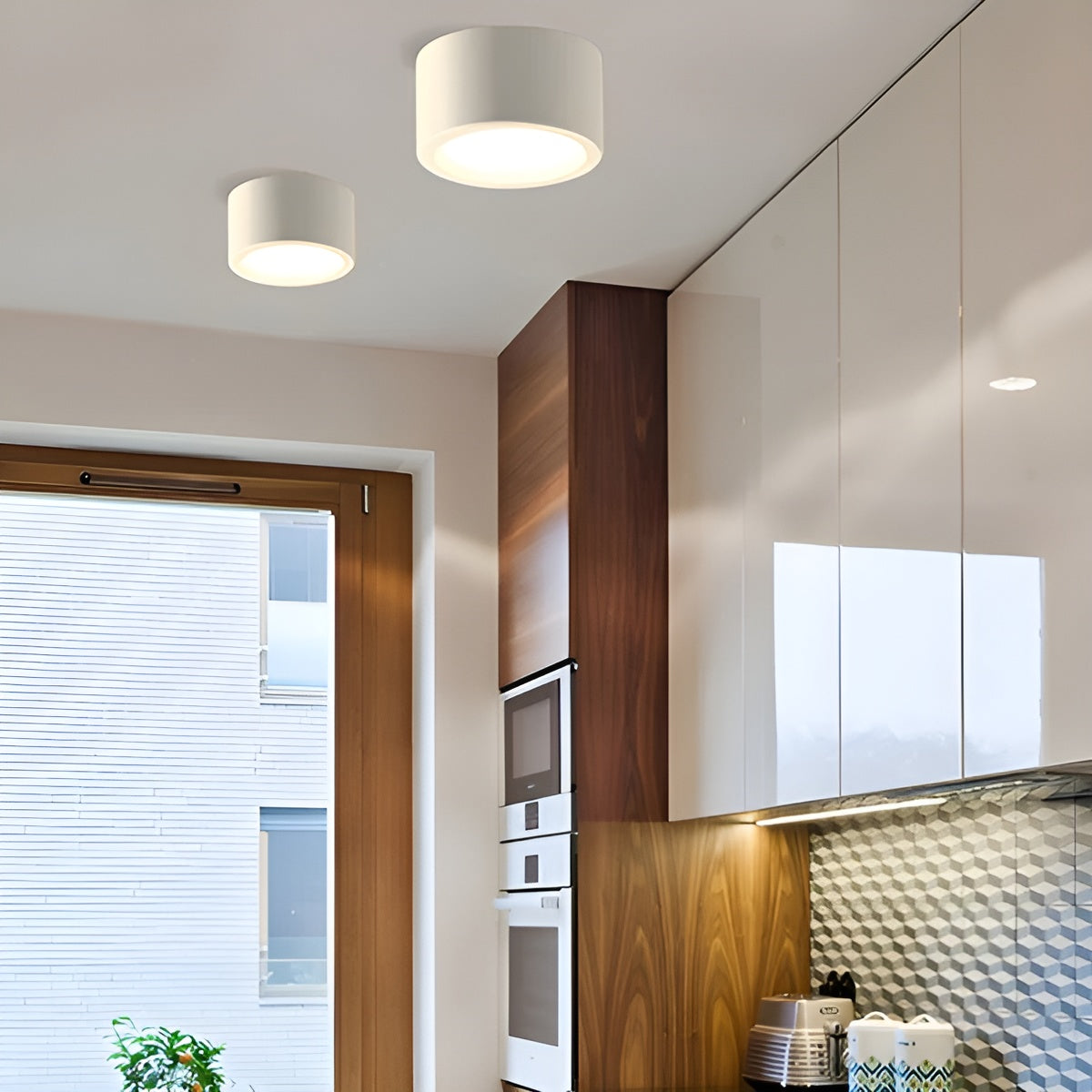 Lámpara de Techo LED Moderna – Forma Redonda y Luz Cálida LED | Iluminación Ambiental para Cualquier Espacio