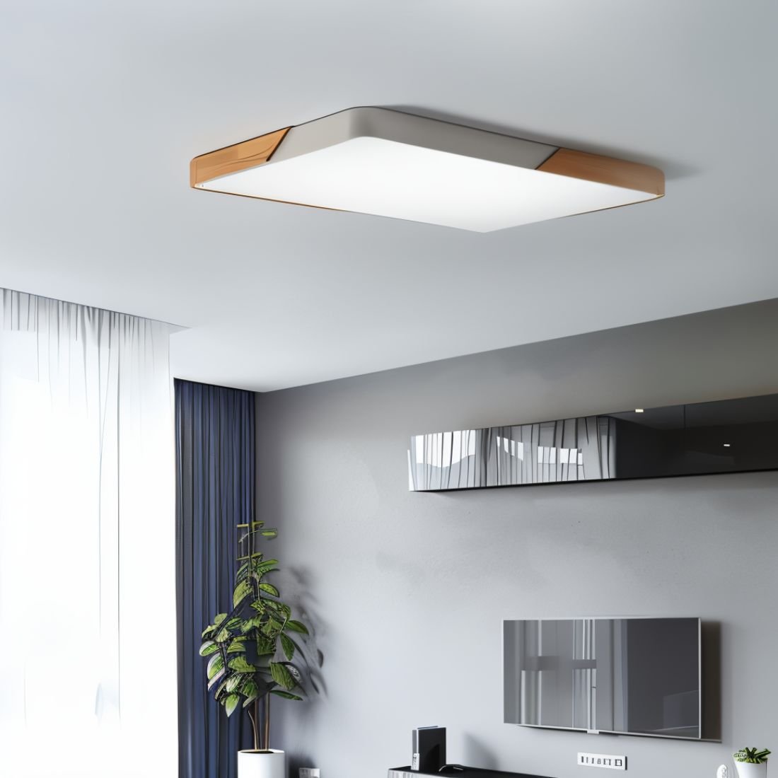 Lámpara de Techo LED Moderna - Iluminación Minimalista para Interiores