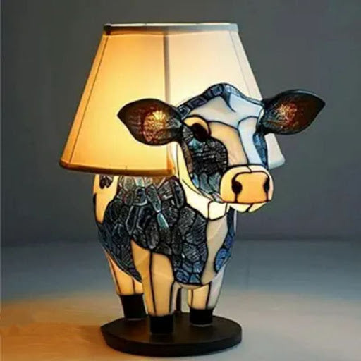 Lámpara decorativa con luz y motivo de raza de perro para el hogar