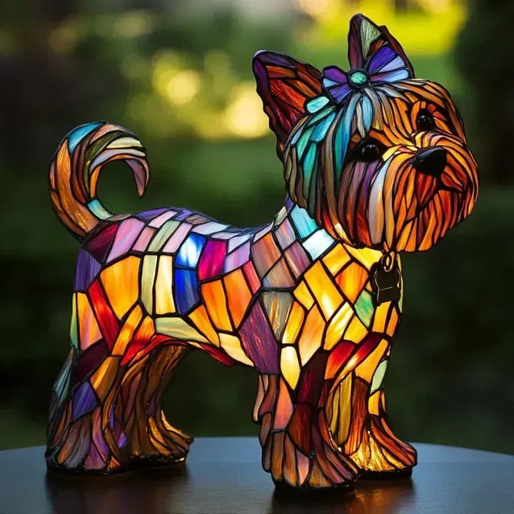 Lámpara en Forma de Perro: Iluminación Ambiental y Decoración Única Hecha a Mano
