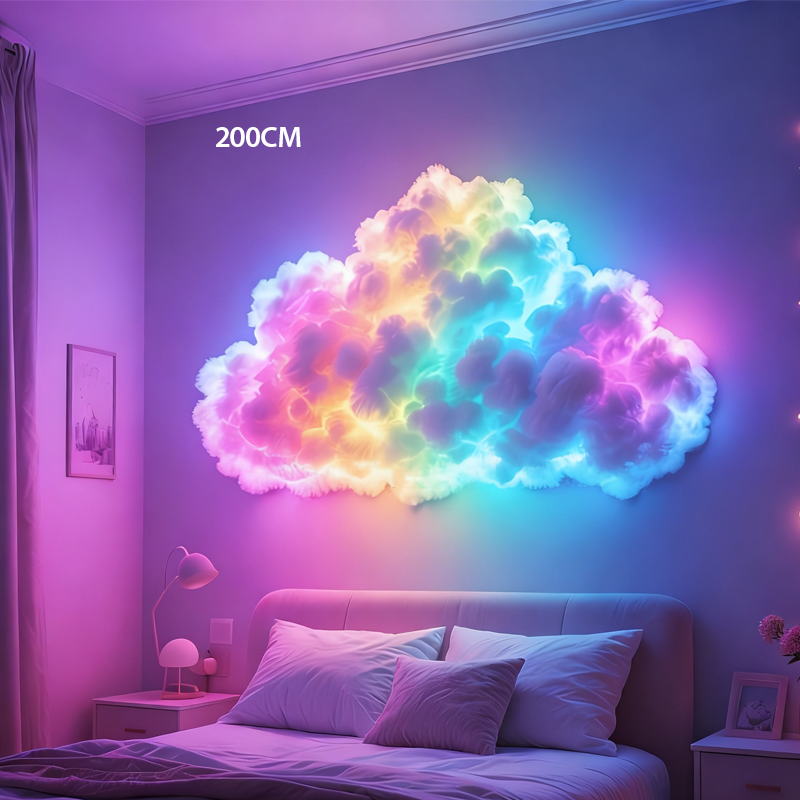Lámpara LED decorativa en forma de nube