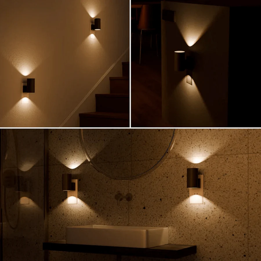 Lámpara LED inteligente con sensor automático