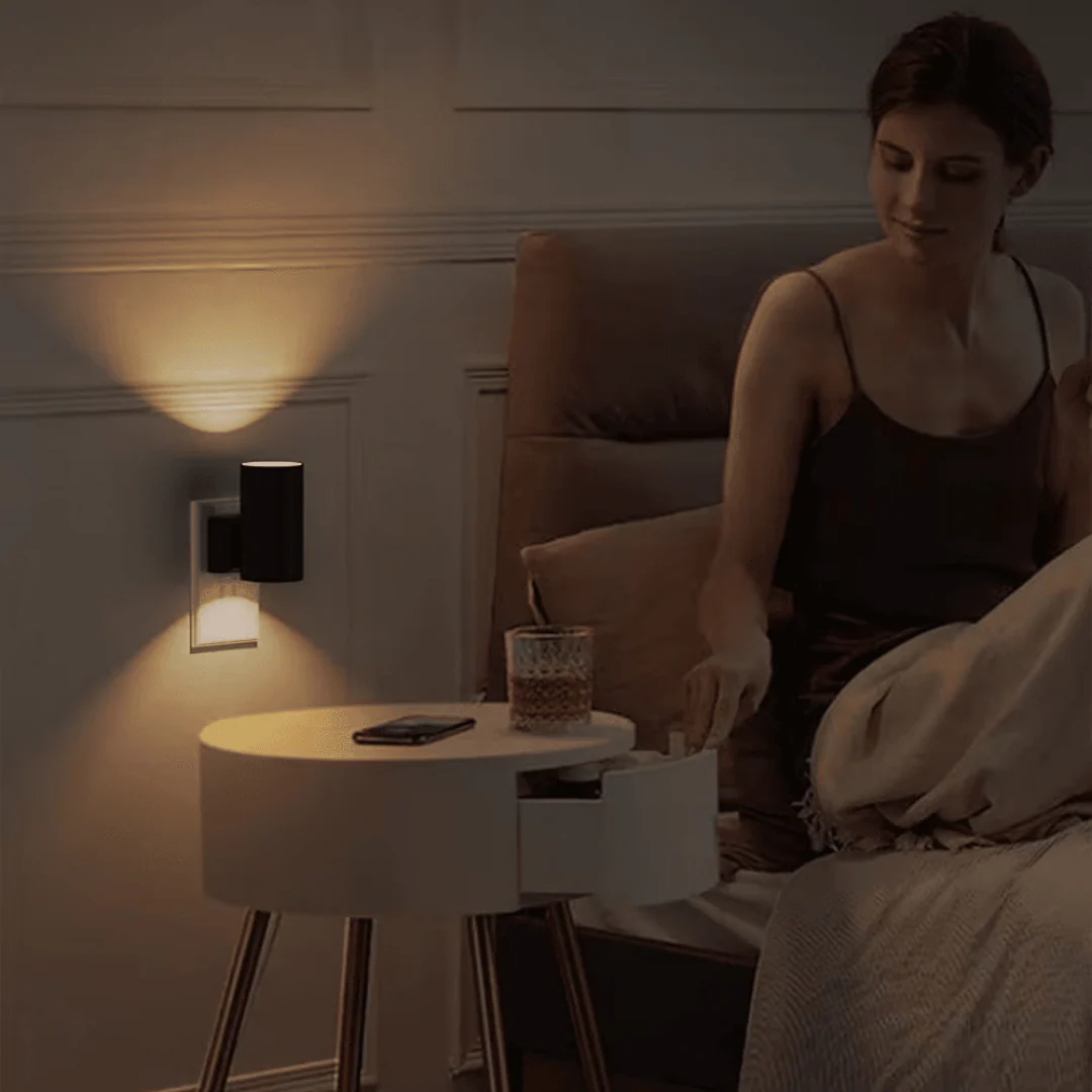 Lámpara LED inteligente con sensor automático