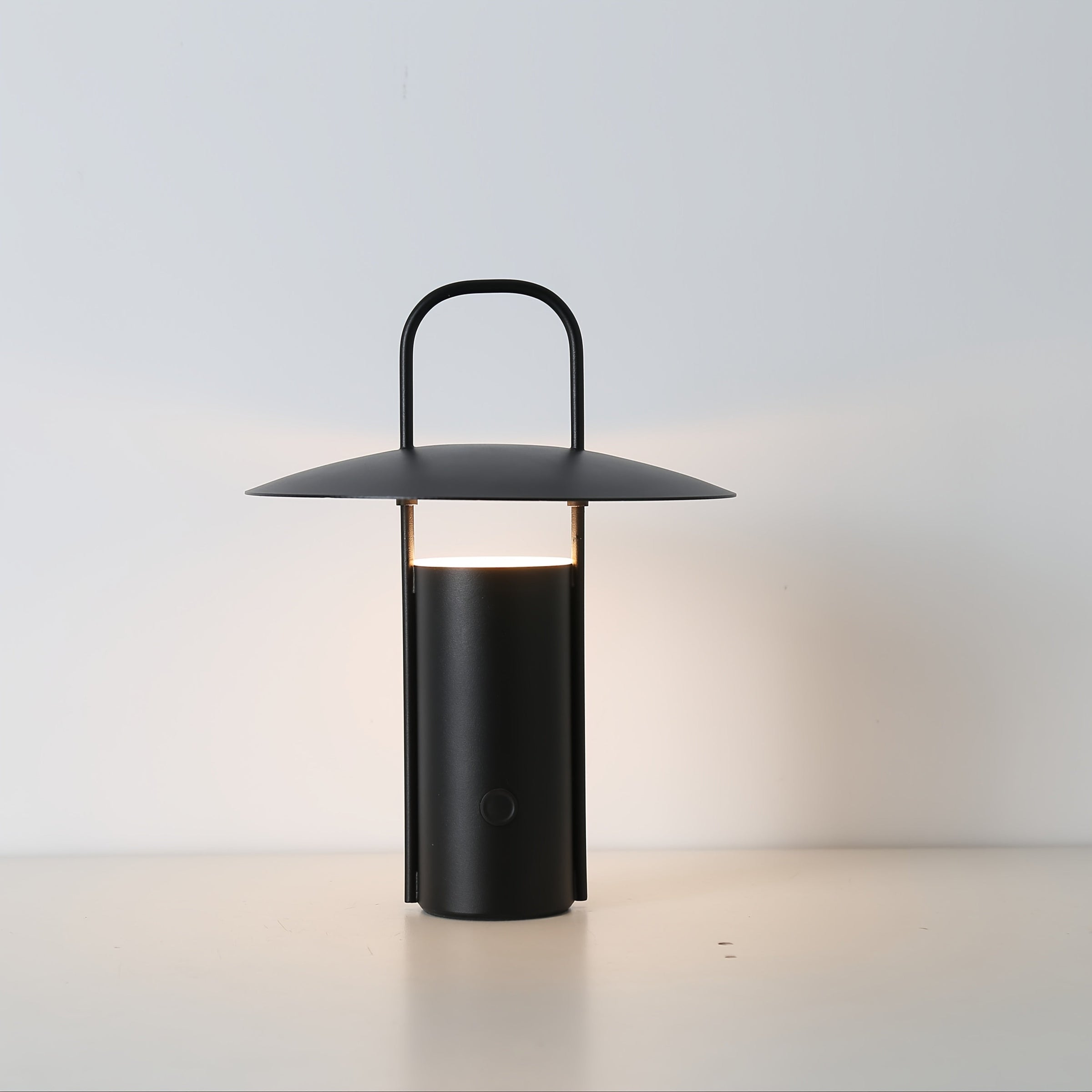Lámpara LED táctil inalámbrica | Lámpara de mesa de metal recargable por USB