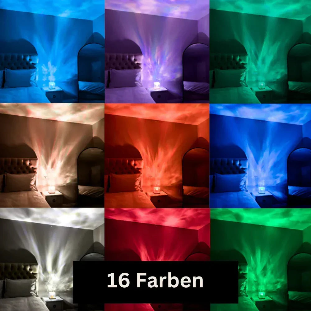 Lámpara Northern Lights - Lámpara LED ambiental de 16 colores con mando a distancia