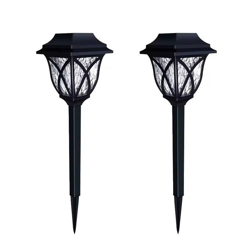 Lámpara solar LED de exterior para jardín y caminos con luz cálida
