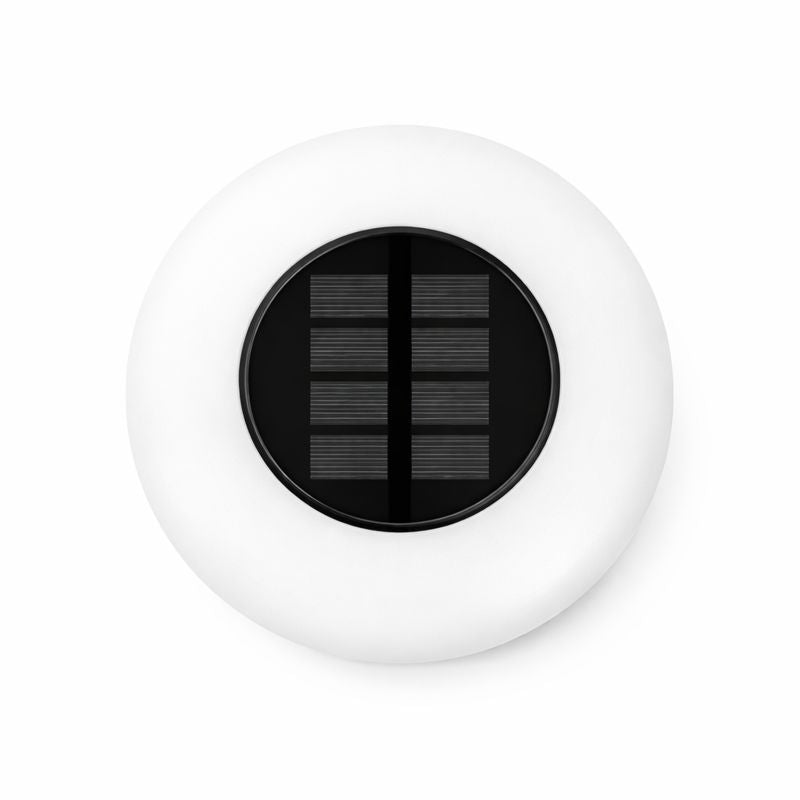 Lámpara solar LED de jardín para iluminación de caminos exteriores en blanco cálido