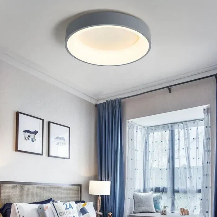 Lámparas de techo LED redondas de estilo escandinavo