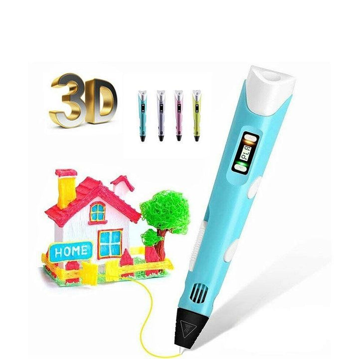 Lápiz de Impresión 3D Infantil con Filamentos de 20 Colores y Configuración Fácil