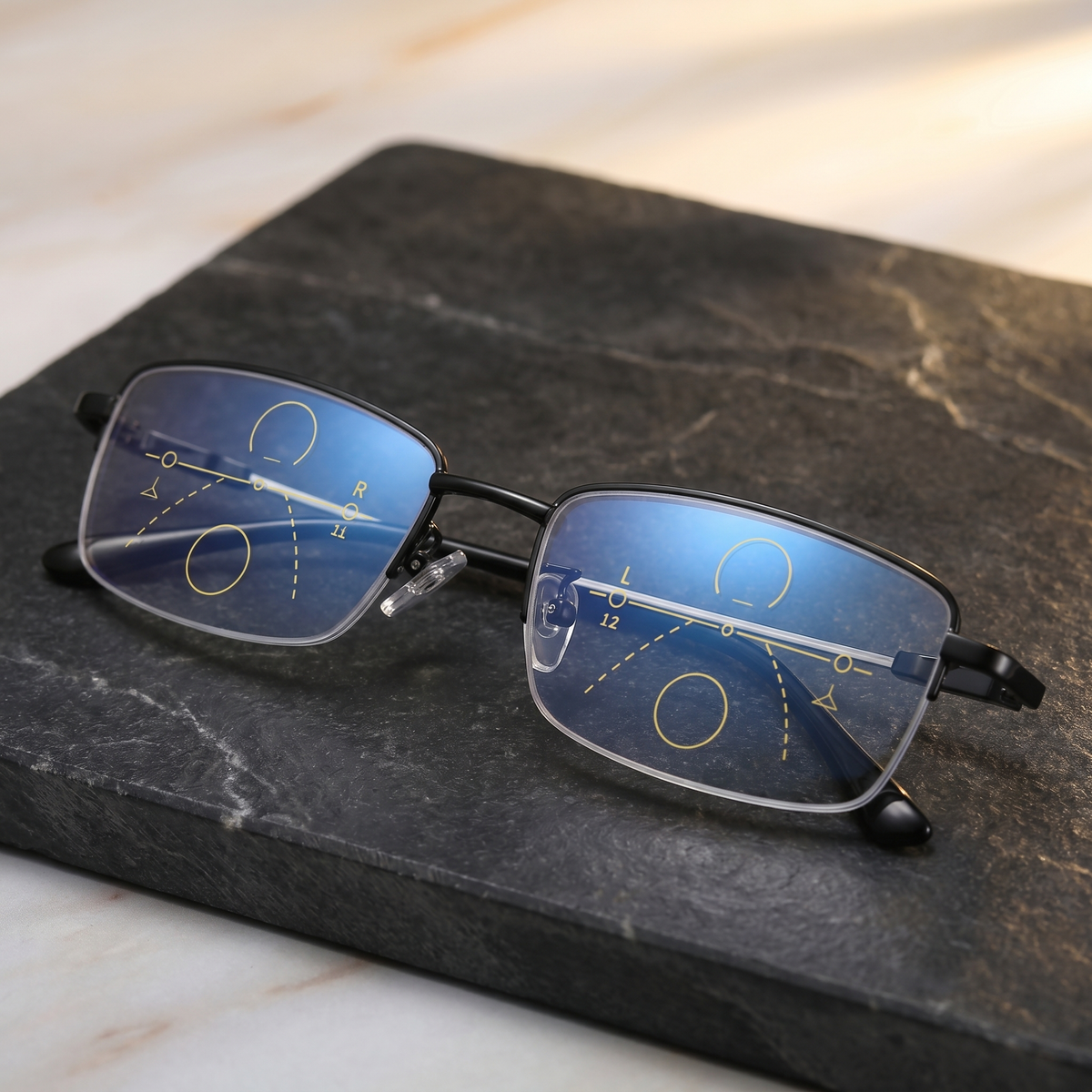 Lentes Graduadas Multifocales con Ajuste Inteligente de Luz para Mayor Claridad