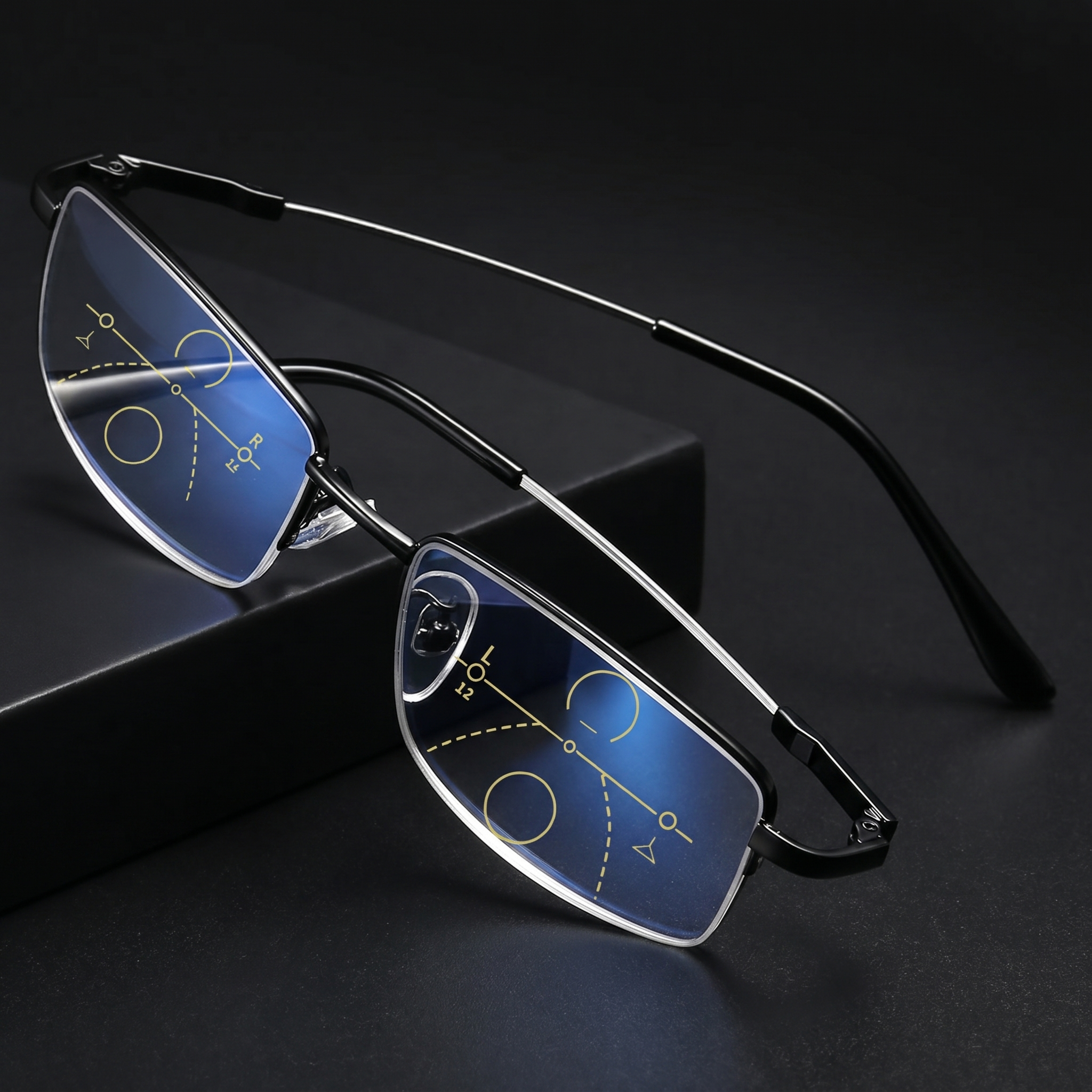 Lentes Graduadas Multifocales con Ajuste Inteligente de Luz para Mayor Claridad