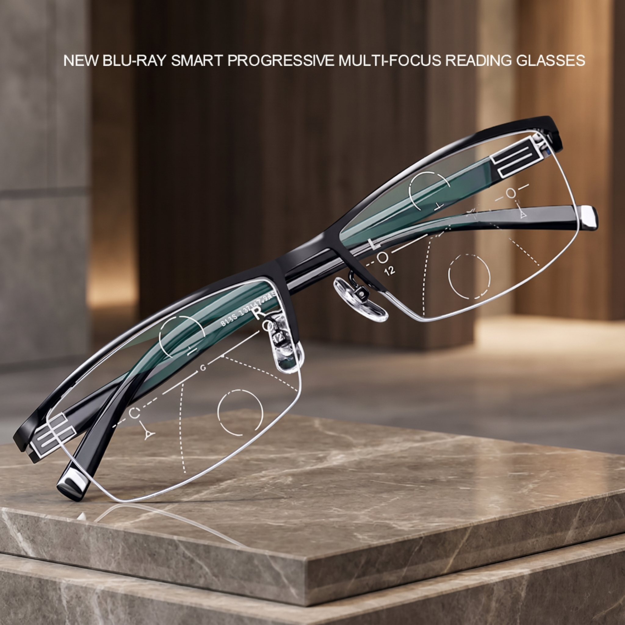 Lentes Graduadas Multifocales con Ajuste Inteligente de Luz para Mayor Claridad