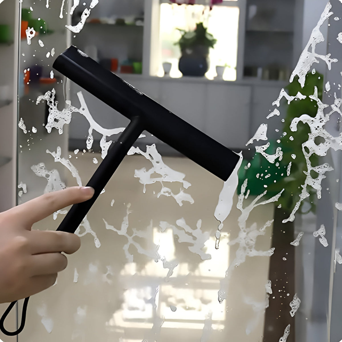 Limpiacristales clásico de silicona para ducha