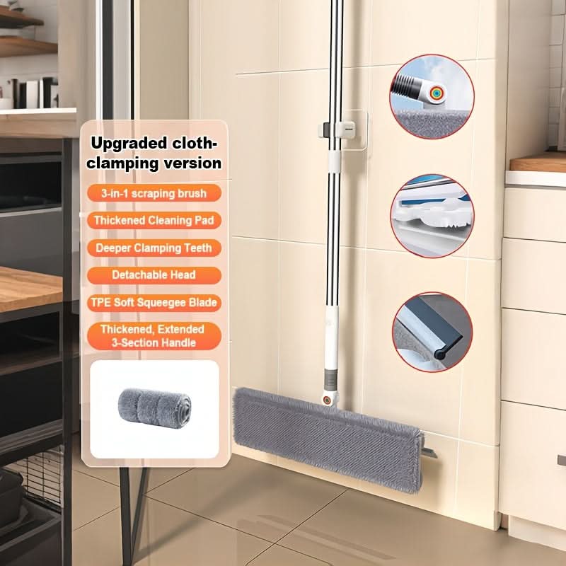 Limpiacristales giratorio de 360° con mango largo