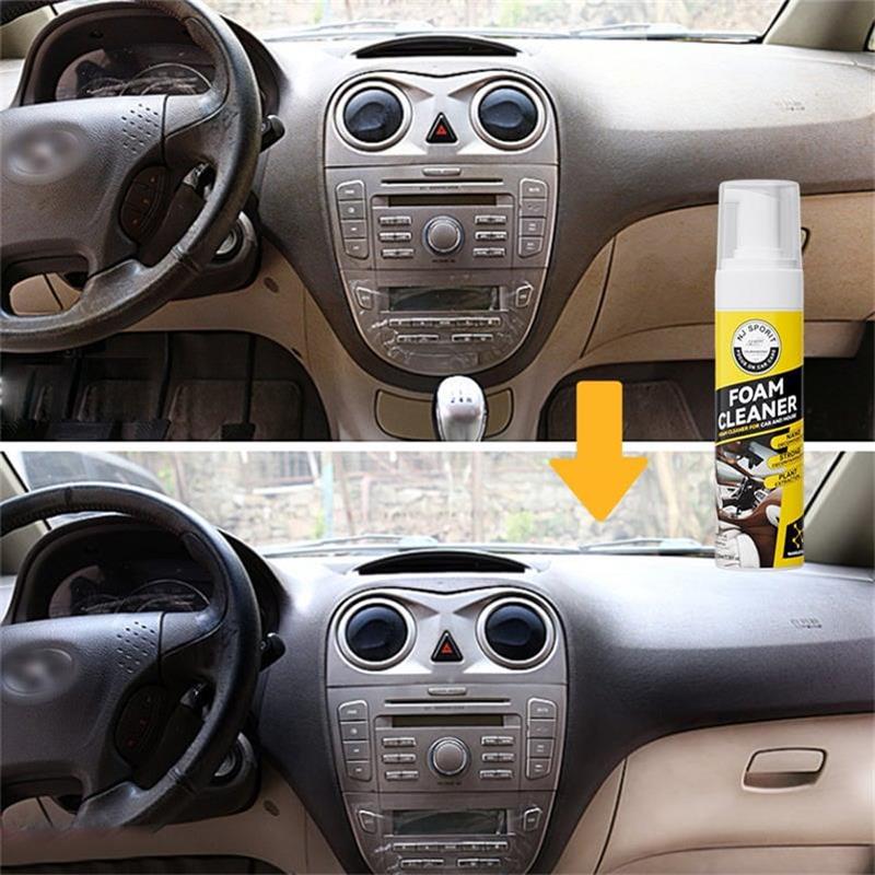 Limpiador de espuma: limpiador multiusos para el interior del coche, apto para cuero y tela