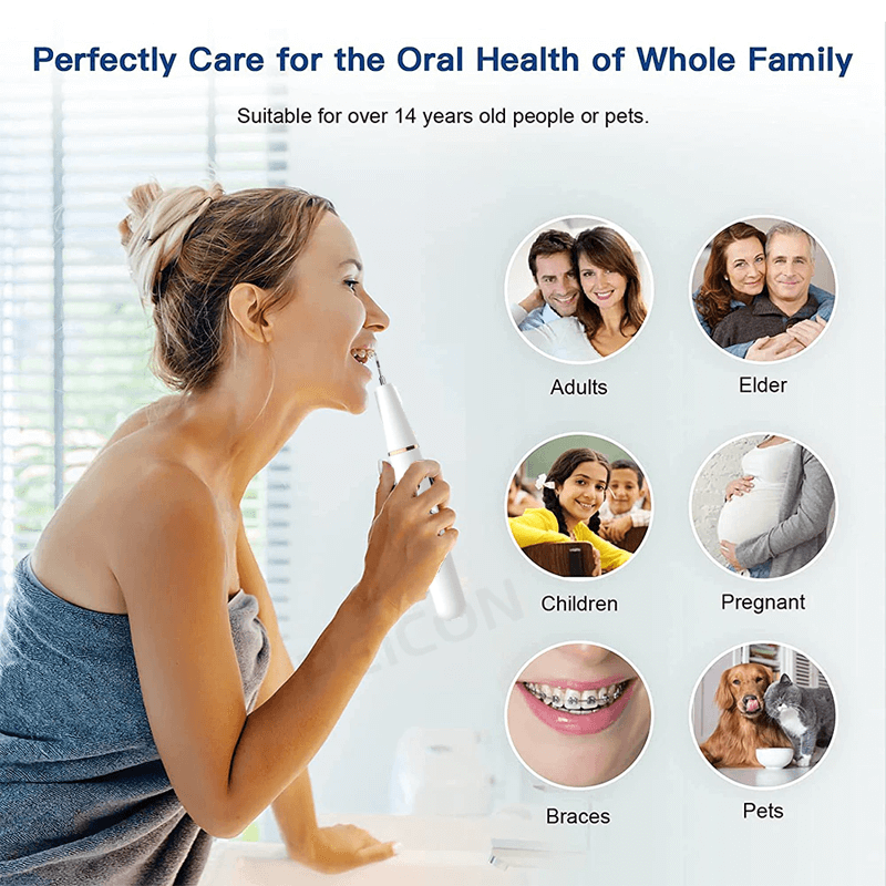 Limpiador y eliminador eléctrico ultrasónico de sarro dental
