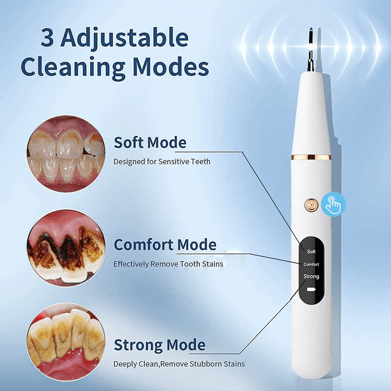 Limpiador y eliminador eléctrico ultrasónico de sarro dental