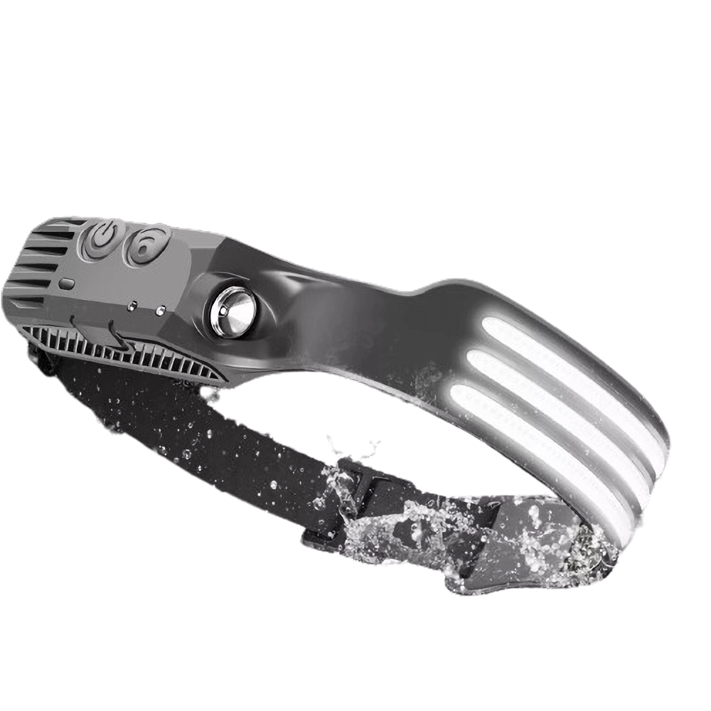 Linterna frontal LED X3: linterna de cabeza recargable e impermeable para correr, hacer senderismo y aventuras al aire libre