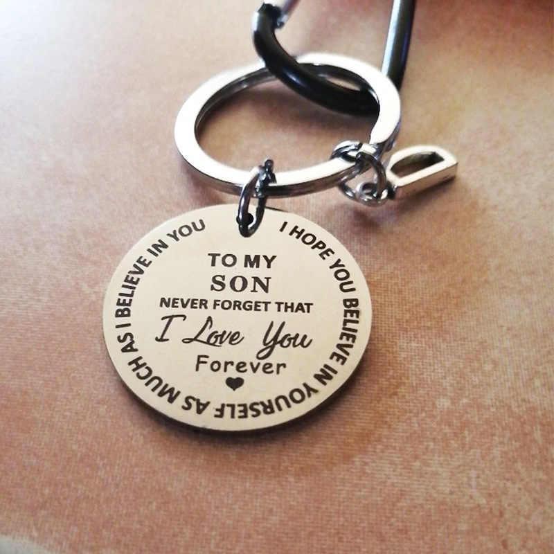 Llavero personalizado con inicial para hijo o hija