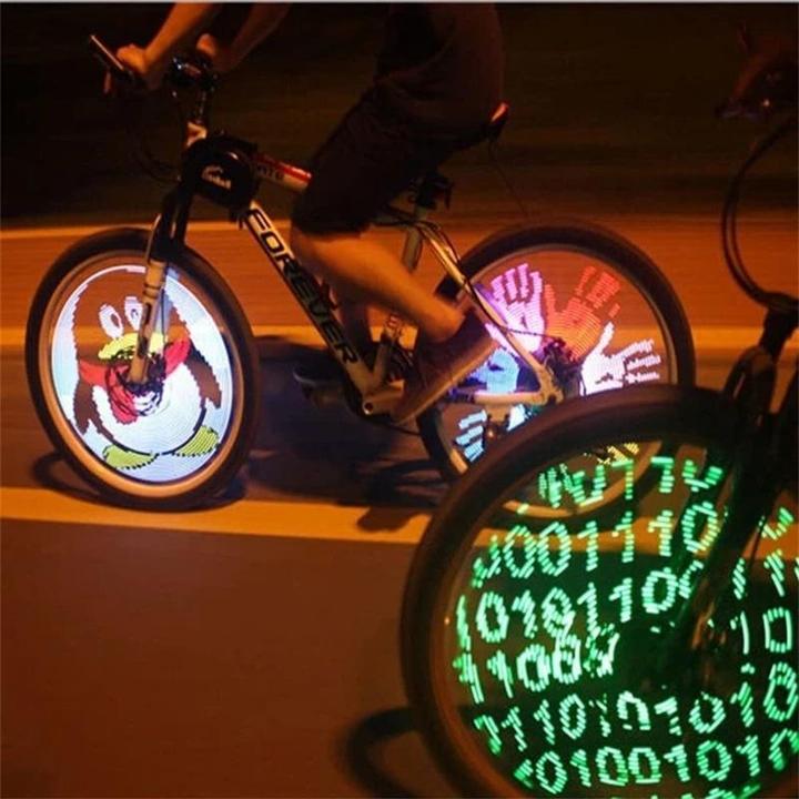 Luces LED 3D para radios de bicicleta
